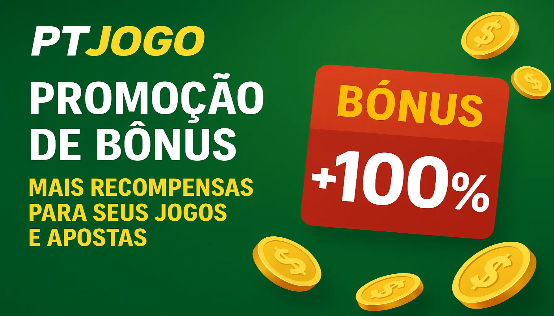 O bônus promocional PTJOGO é uma ótima maneira de começar sua aventura